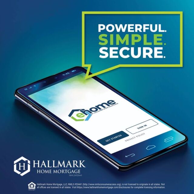 Our mortgage app eHome makes it easy to get a mortgage from wherever you are. Apply online today https://www.hallmarkhomemortgage.com or download our app from Google Play and the App Store. #HHM #YourCommunityLender #HallmarkHomeMortgage #eHome #hhmtv